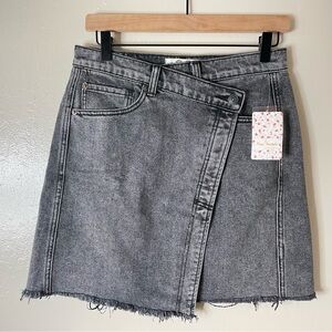 Free People Parker Wrapped jeans Skirt